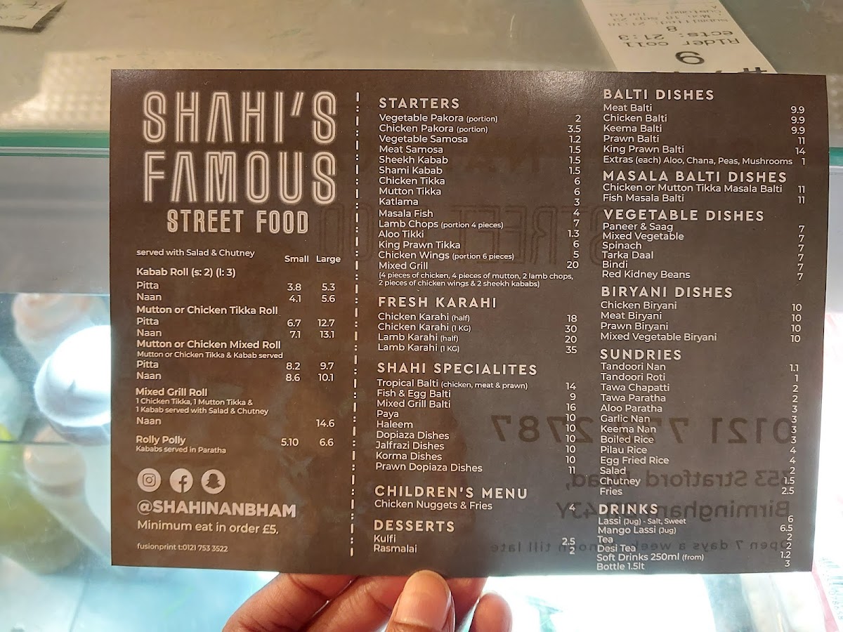 Shahi Nan Kabab Menu - Image 3